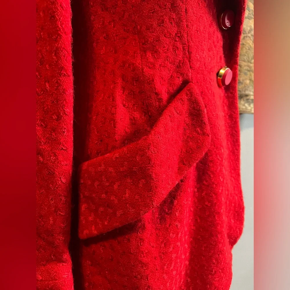 Karl Lagerfeld 1980s Red Jacket